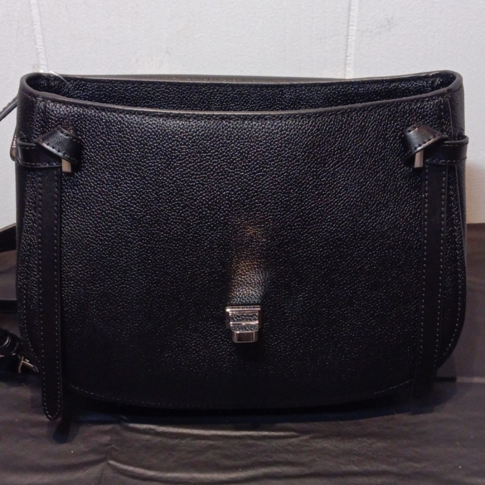 Michael Kors Cassie Lg Leather Flower Satchel - Picture 4 of 8